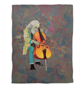 Close-up of Enchanted Blooms Duvet Cover with vibrant floral patterns.